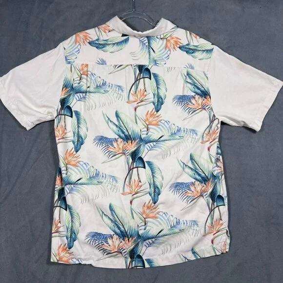 Tommy Bahama Cool, Palm and Collected Tampa Bay Rays Camp Shirt 100% silk